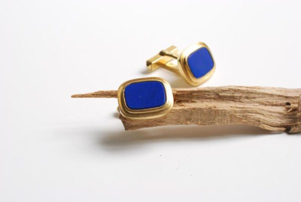 Manschettenknöpfe in Gelbgold