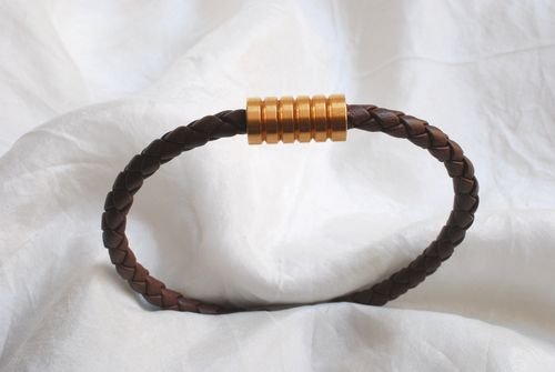 Armband Leder mit Dekorverschluss