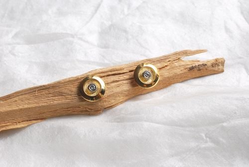 Ohrstecker in 750/- Gelb-, Weißgold